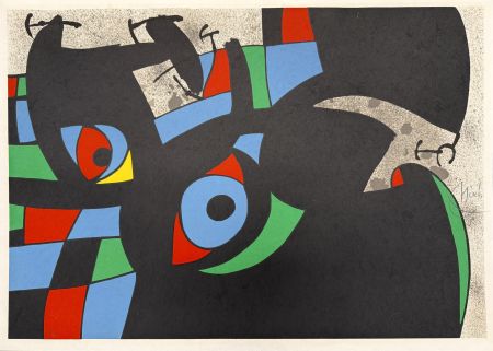 Litografía Miró - Le Lézard aux Plumes d’Or (one plate)