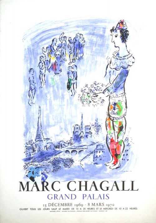 Litografía Chagall - Le Magicien