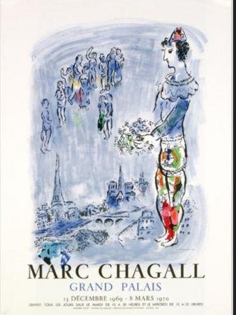 Litografía Chagall - LE MAGICIEN DE PARIS