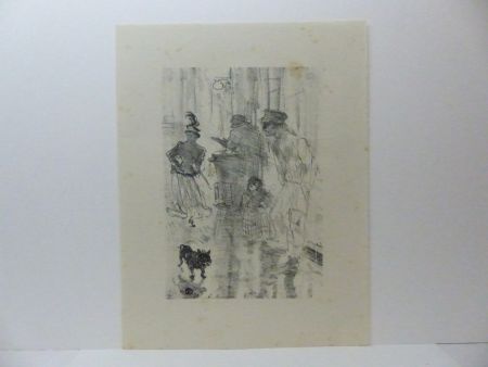 Litografía Toulouse-Lautrec - Le Marchand de marrons.