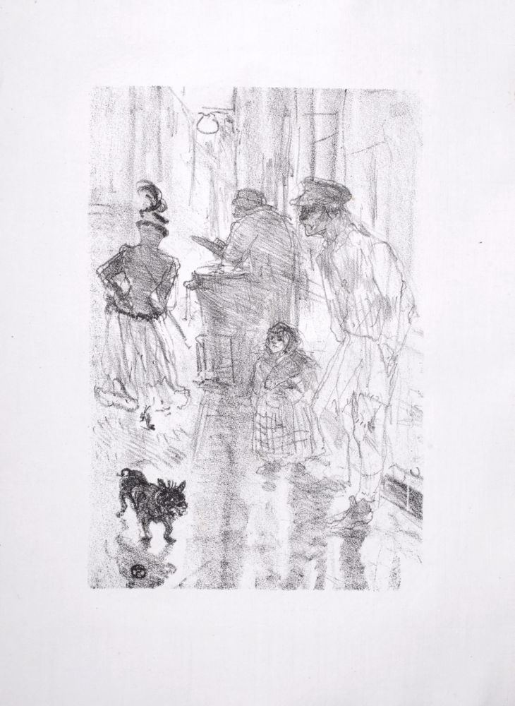 Litografía Toulouse-Lautrec - Le Marchand de marrons, 1925