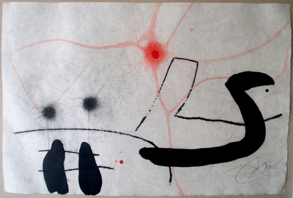 Aguatinta Miró - Le Marteau sans maitre