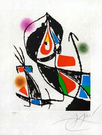 Aguafuerte Y Aguatinta Miró - Le Marteau Sans Maitre XXI (The Hammer Without a Master XXI), 1976