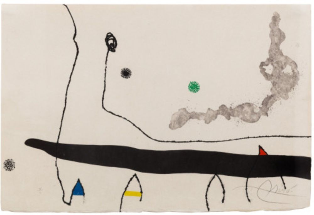 Aguafuerte Y Aguatinta Miró - Le Marteau sans maître: one plate