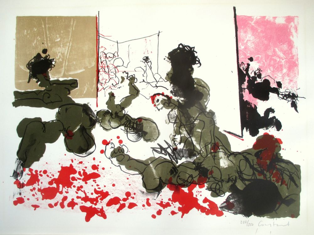 Litografía Nieuwenhuys - LE Massacre