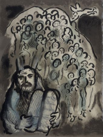 Litografía Chagall - Le message biblique