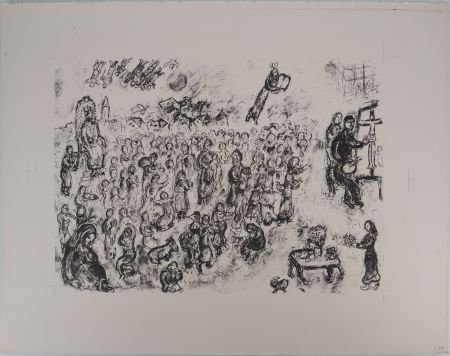 Litografía Chagall - Le monde de la Bible