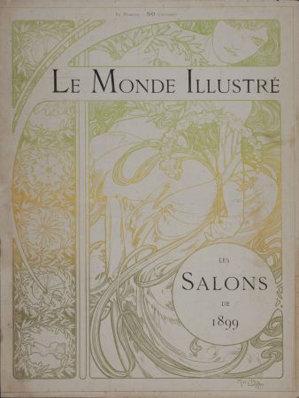 Litografía Mucha - Le Monde Illustré, 1899