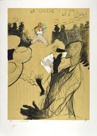 Litografía Toulouse-Lautrec - LE MOULIN ROUGE : La Goulue & Valentin le désossé, 1891