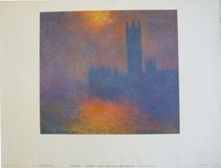 Cartel Monet - Le parlement à Londres