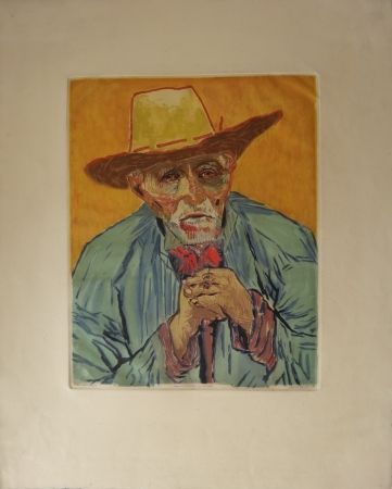 Aguafuerte Y Aguatinta Villon - Le paysan (d'après Van Gogh)