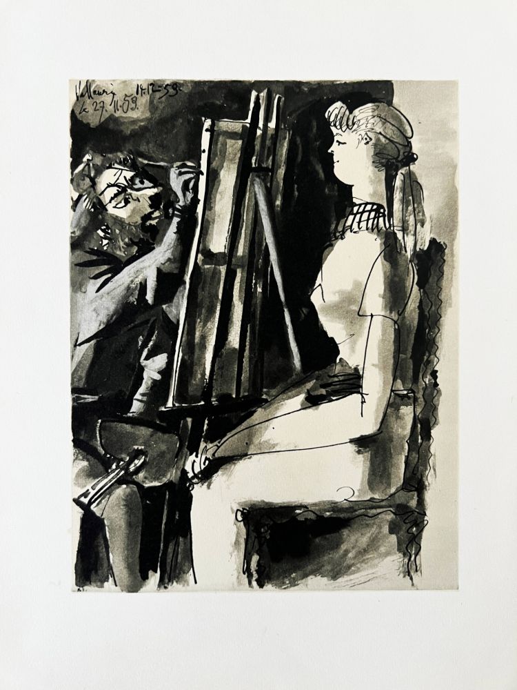 Litografía Picasso - Le Peintre et son Modèle I
