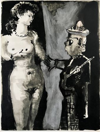 Litografía Picasso - Le Peintre et son Modèle II