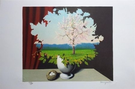 Litografía Magritte - Le Plagiat (Plagiary)