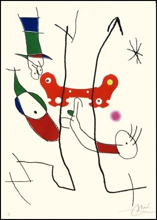 Grabado Miró - Le plus beau cadeau