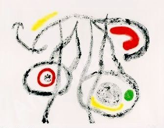 Grabado Miró - Le porteur d'eau