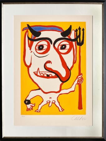 Aguatinta Calder - Le Portrait de Constantin (Devil)