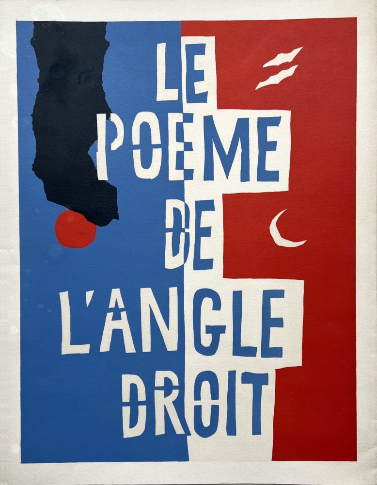 Litografía Le Corbusier - LE POÈME DE L'ANGLE DROIT. Couverture (Paris 1955)