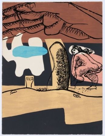 Litografía Le Corbusier - Le poème de l'angle droit