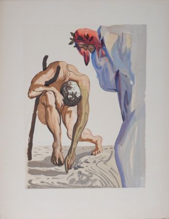Litografía Dali - Le Prince de la vallée fleurie