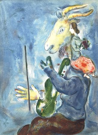 Litografía Chagall - Le printemps