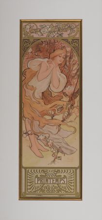 Litografía Mucha - Le Printemps