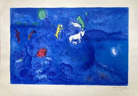 Litografía Chagall - LE PRINTEMPS. Épreuve signée (Daphnis & Chloé - 1961)