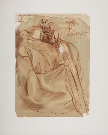 Grabado En Madera Dali - Le Repentir de Dante, 1963