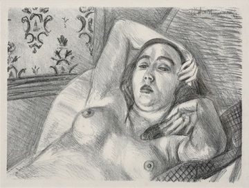Litografía Matisse - Le repos du modele