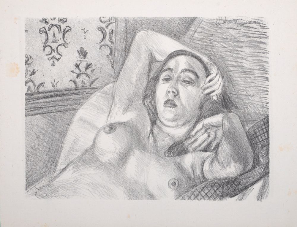 Litografía Matisse - Le repos du modèle, 1922