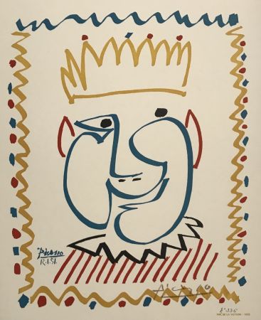 Litografía Picasso - Le Roi du Carnaval