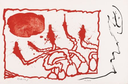 Litografía Alechinsky - Le rêve de l'ammonite 04