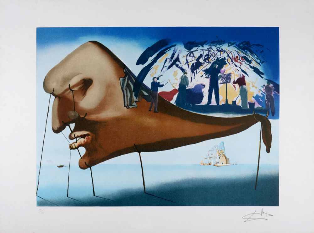 Litografía Dali - Le Sommeil, circa 1982 - Hand-signed