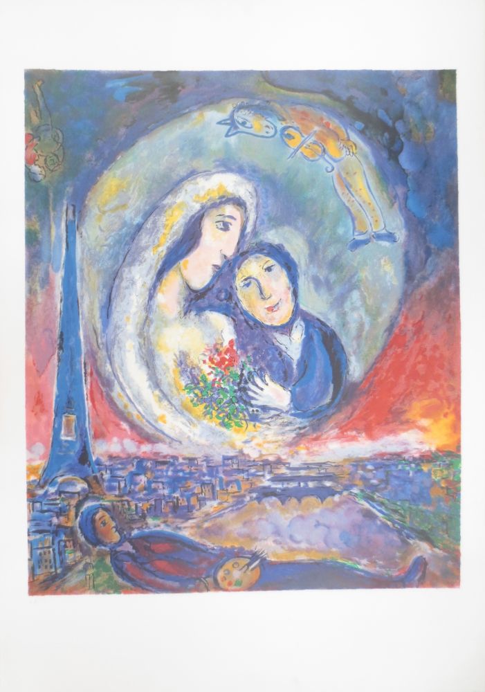 Litografía Chagall - Le songe