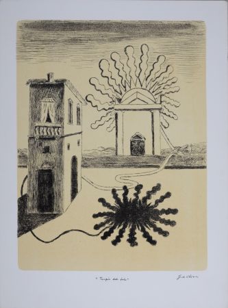 Litografía Chirico (De) - Le Temple du Soleil