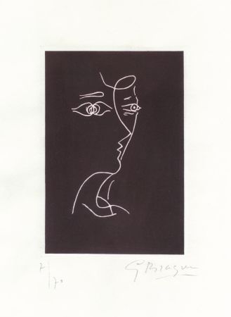 Litografía Braque - Le tir à l'arc
