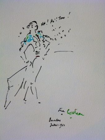 Litografía Cocteau - Le Torero