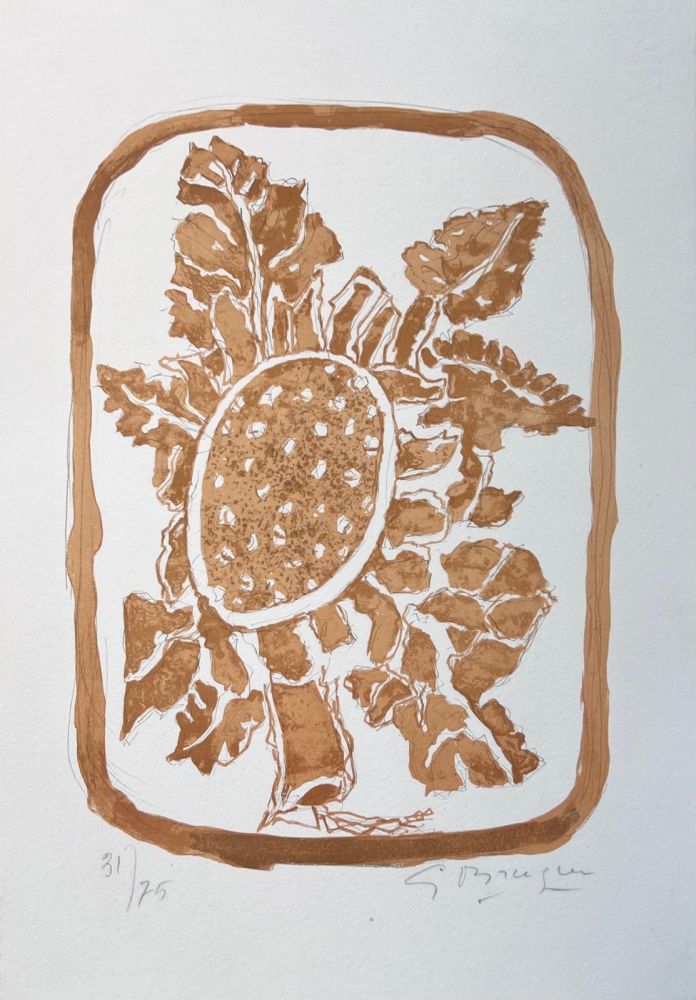 Litografía Braque - Le Tournesol 