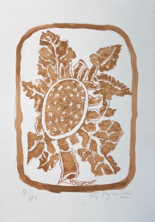 Litografía Braque - Le Tournesol 