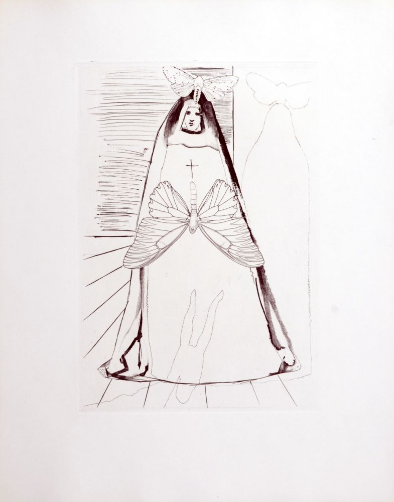 Grabado Dali - Le Tricorne, 1958