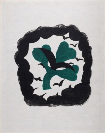 Litografía Braque - Le Trèfle, 1963