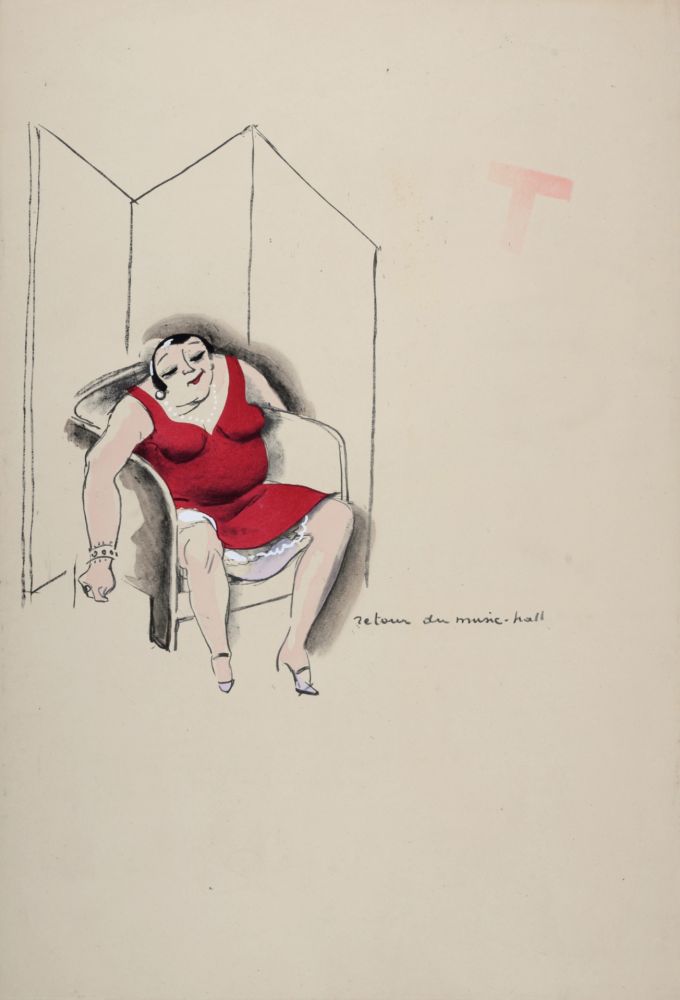 Litografía Colin - Le Tumulte Noir, C. 1927