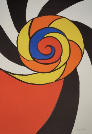 Litografía Calder - Le Turban