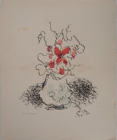 Litografía Braque - Le Vase