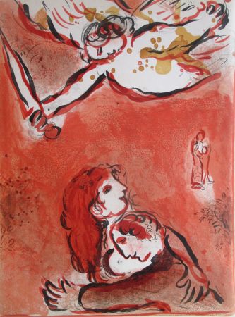 Litografía Chagall - Le Visage d'Israel