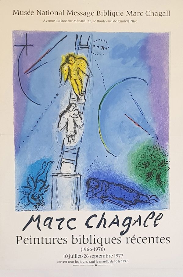 Litografía Chagall - L'Echele de Jacob