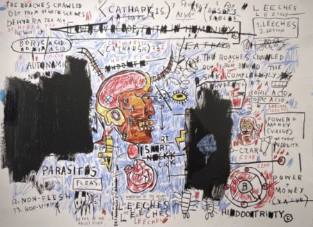 Serigrafía Basquiat - Leeches