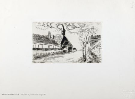 Múltiple Vlaminck - L'Eglise, 1927