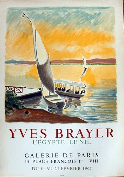 Cartel Brayer - L'Egypte  Le Nil