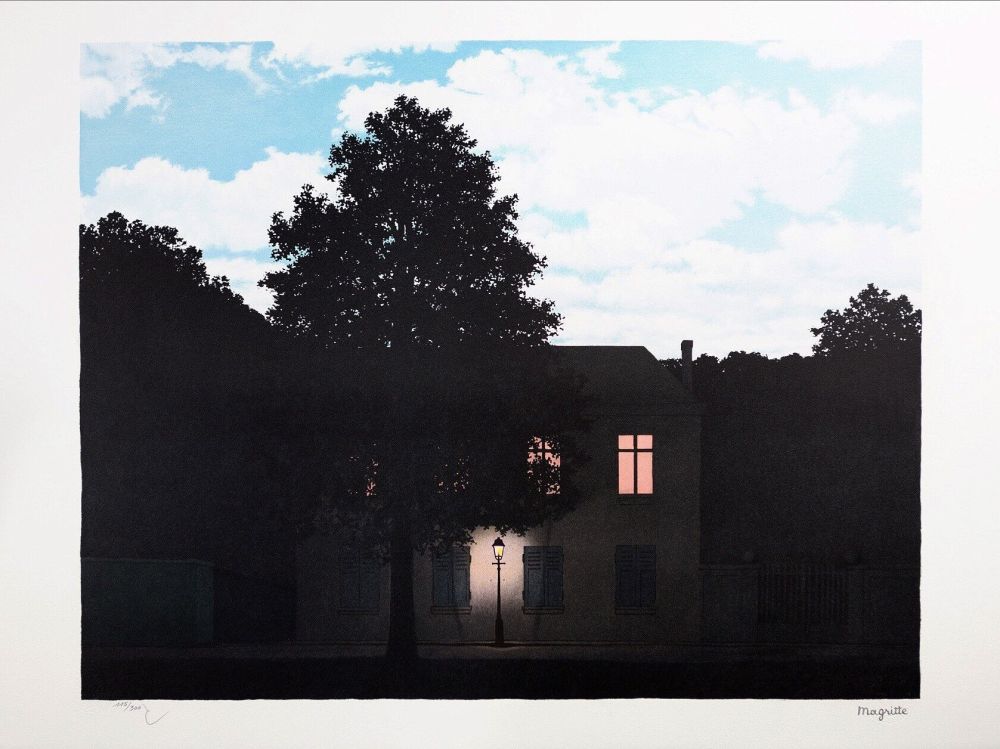 Litografía Magritte - L'Empire des Lumières